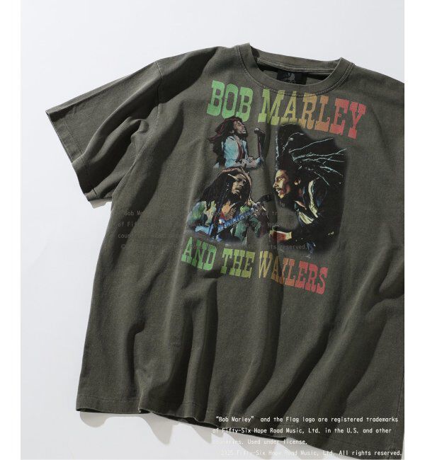 JOURNAL STANDARD relume「BOB MARLEY / ボブ・マーリー 別注 フェードプリントTシャツ」|Tシャツ・カットソー|ブラック