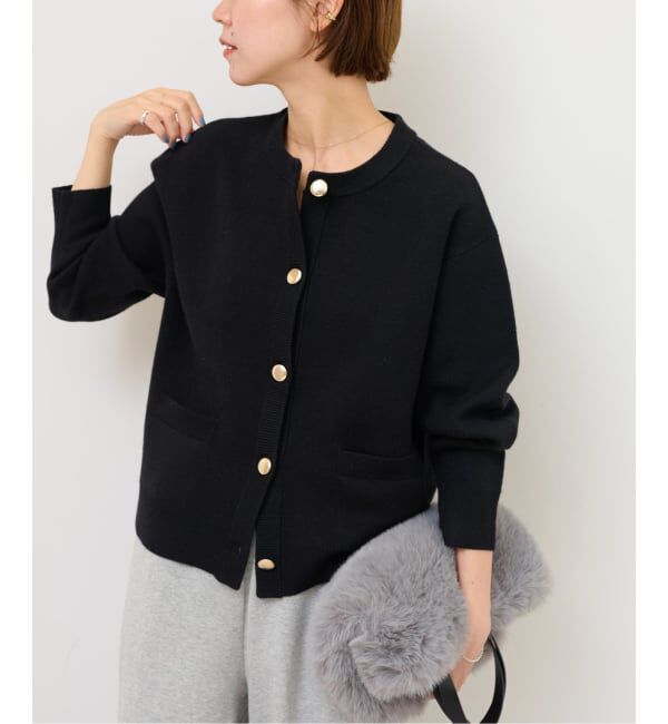 JOURNAL STANDARD relume「《追加》ダブルニットメタルボタンカーディガン」|カーディガン|
