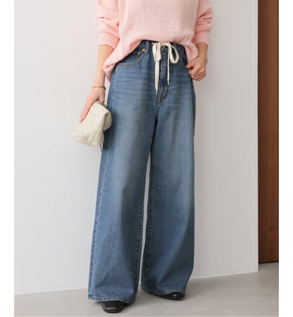 JOURNAL STANDARD relume「《予約》ドローストリングワイドデニム」|デニム|