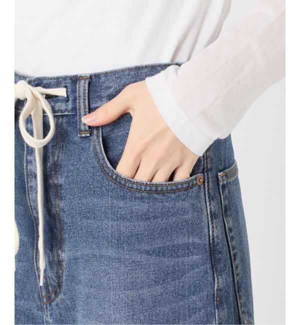 JOURNAL STANDARD relume「《予約》ドローストリングワイドデニム」|デニム|