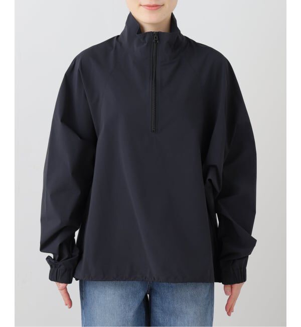 journal standard luxe「ドライナイロンハーフジップブルゾン」|その他|ブラック