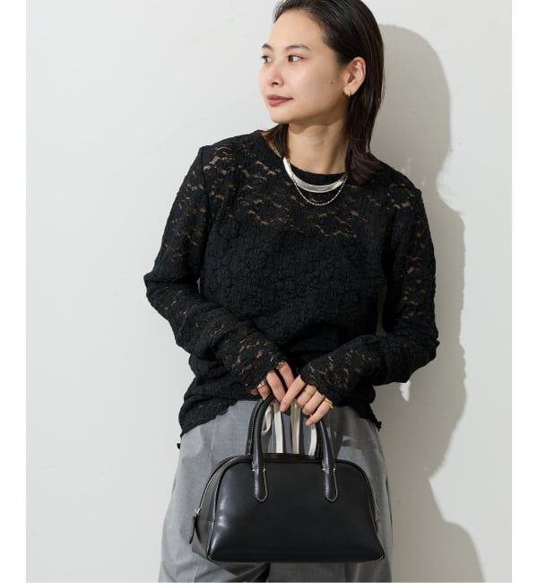 JOURNAL STANDARD「《予約》ストレッチフラワーレースインナー」|Tシャツ・カットソー|ブラック