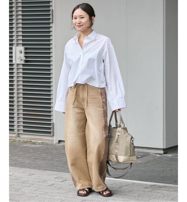 JOURNAL STANDARD「《予約》ハイカウントコットンクロップドシャツ」|シャツ・ブラウス|