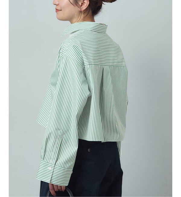 JOURNAL STANDARD「《予約》ハイカウントコットンクロップドシャツ」|シャツ・ブラウス|