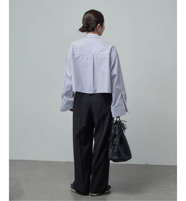 JOURNAL STANDARD「《予約》ハイカウントコットンクロップドシャツ」|シャツ・ブラウス|