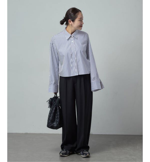 JOURNAL STANDARD「《予約》ハイカウントコットンクロップドシャツ」|シャツ・ブラウス|