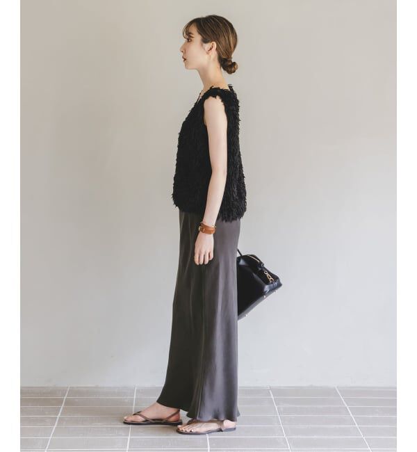 NOBLE「《追加3》キュプラナローAラインスカート」|スカート|