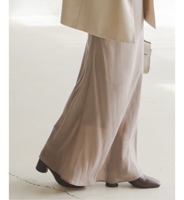 NOBLE「《追加3》キュプラナローAラインスカート」|スカート|