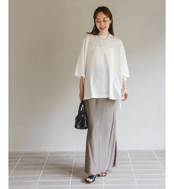 NOBLE「《追加3》キュプラナローAラインスカート」|スカート|