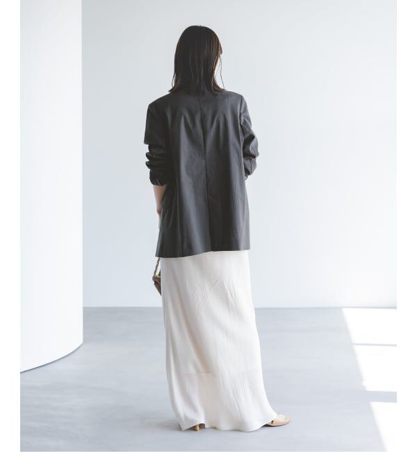 NOBLE「《追加3》キュプラナローAラインスカート」|スカート|