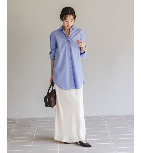 NOBLE「《追加3》キュプラナローAラインスカート」|スカート|