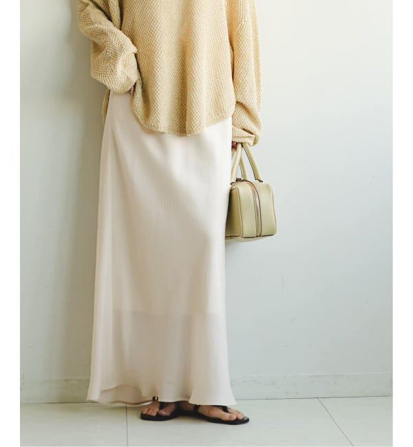 NOBLE「《追加3》キュプラナローAラインスカート」|スカート|