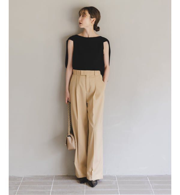 NOBLE「《WEB限定追加》【洗える】バルーンケープブラウス」|シャツ・ブラウス|