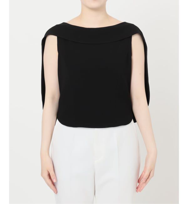 NOBLE「《WEB限定追加》【洗える】バルーンケープブラウス」|シャツ・ブラウス|