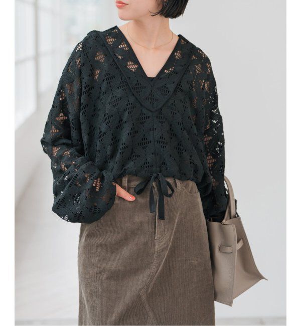 Spick and Span「《追加》Uhr / ウーア 別注Lace Foodie Tops」|シャツ・ブラウス|