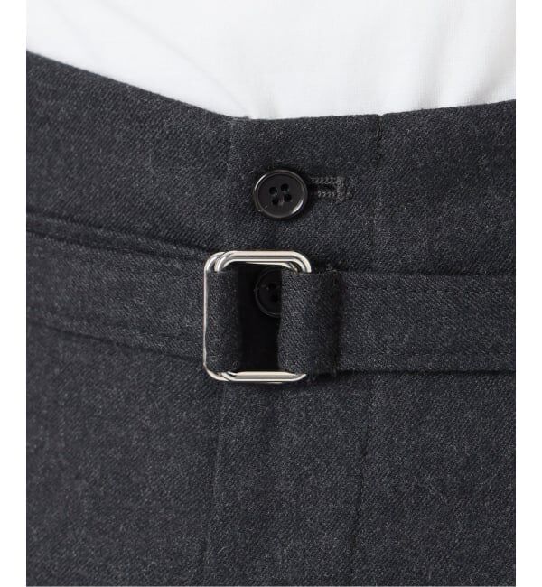 Spick and Span「サキソニーベルテッドワイドパンツ」|スラックス|