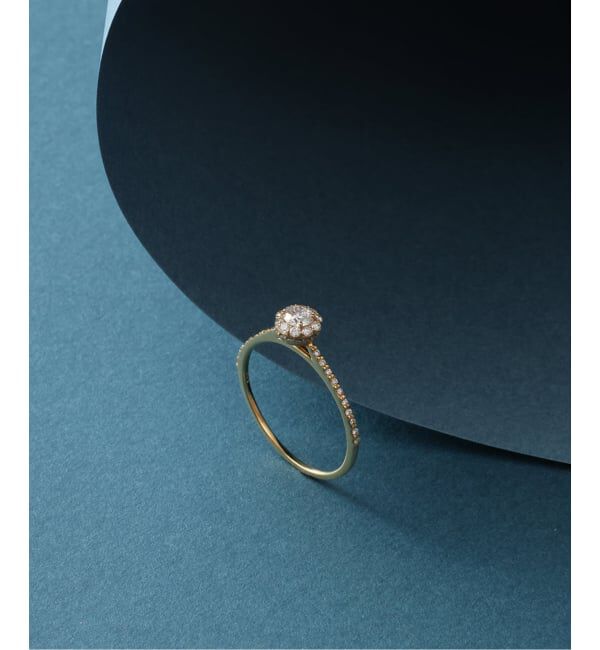 Lilas by Spick&Span「0.38ctサイドダイヤリング K18」|リング|