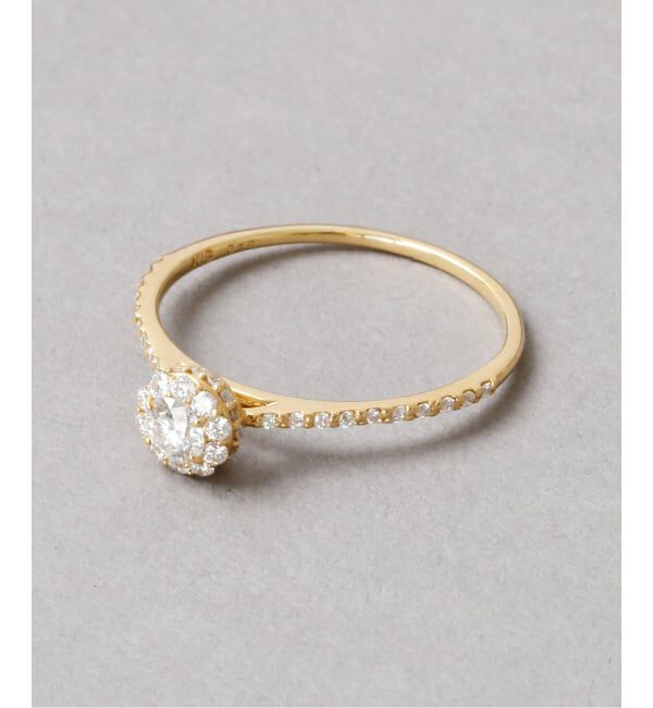 Lilas by Spick&Span「0.38ctサイドダイヤリング K18」|リング|