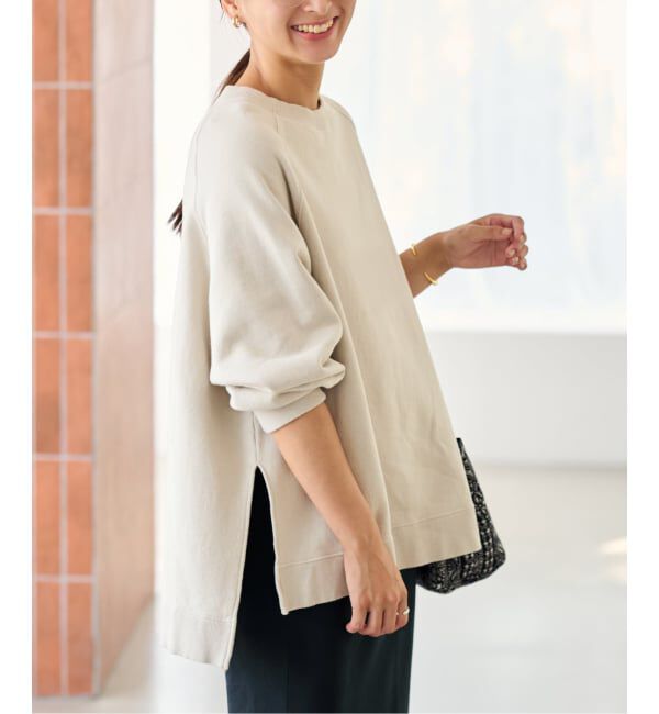 FRAMeWORK「≪WEB限定 / 追加≫ラグランポンチョスエット 2」|スウェット・ジャージ|ベージュ