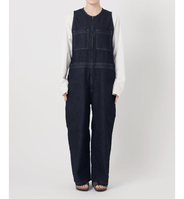 FRAMeWORK「≪追加予約≫WHITE FIELD/ホワイトフィールド ノースリーブオールインワン」|オールインワン|