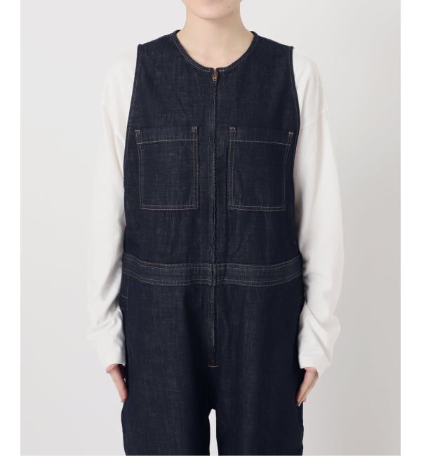 FRAMeWORK「≪追加予約≫WHITE FIELD/ホワイトフィールド ノースリーブオールインワン」|オールインワン|