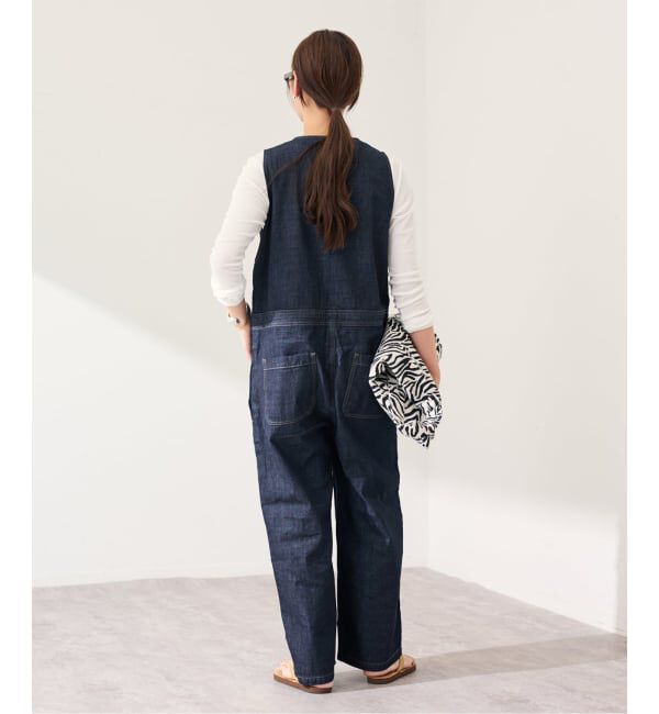 FRAMeWORK「≪追加予約≫WHITE FIELD/ホワイトフィールド ノースリーブオールインワン」|オールインワン|