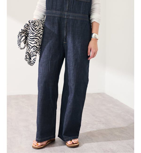 FRAMeWORK「≪追加予約≫WHITE FIELD/ホワイトフィールド ノースリーブオールインワン」|オールインワン|