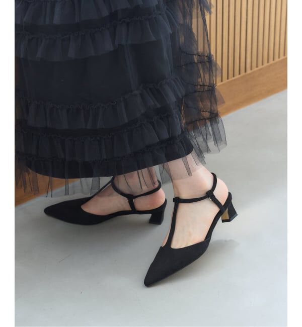  「4cmTストラップパンプス」|パンプス|