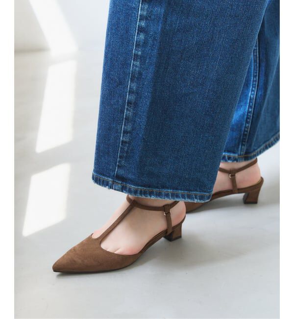  「4cmTストラップパンプス」|パンプス|