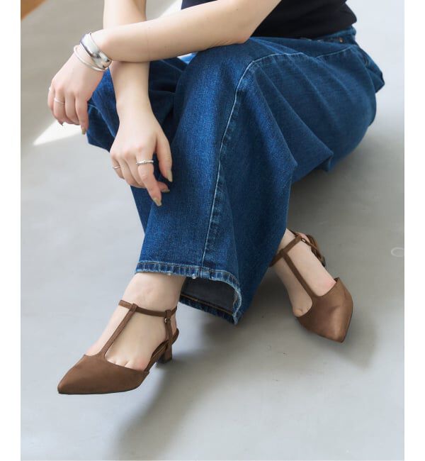  「4cmTストラップパンプス」|パンプス|