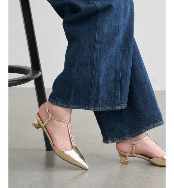  「4cmTストラップパンプス」|パンプス|