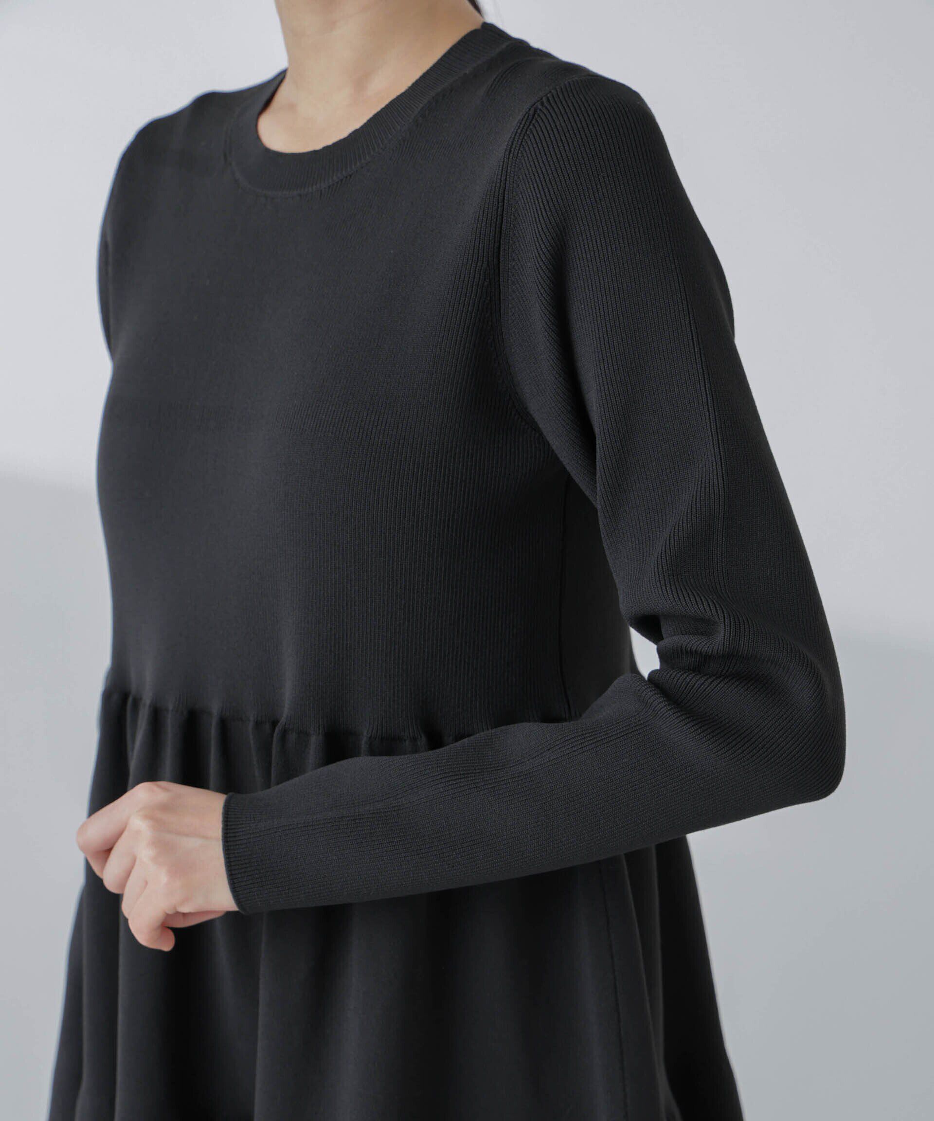 nano･universe「ティアードニットワンピース(セットアップ可)」|ワンピース|