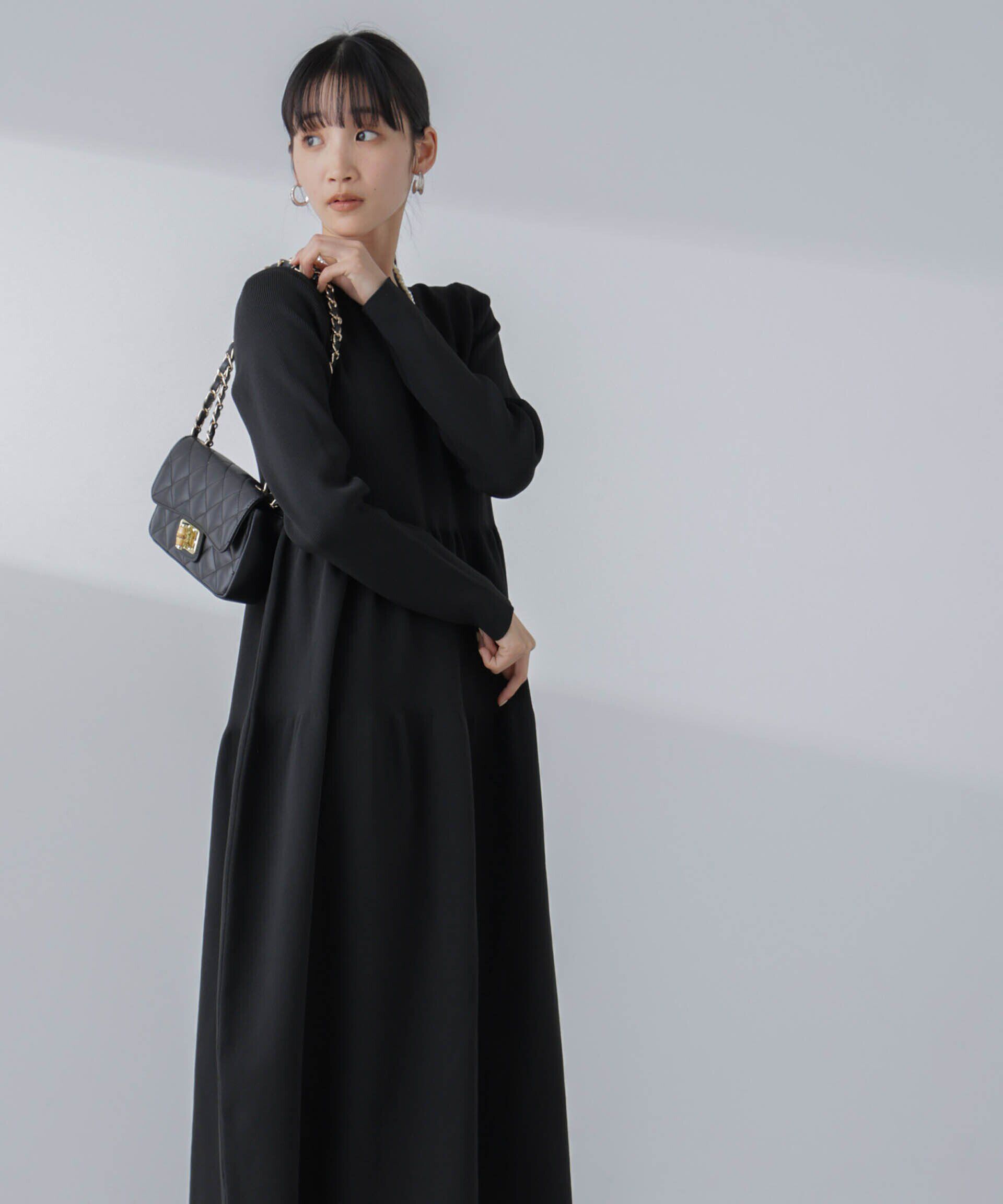 nano･universe「ティアードニットワンピース(セットアップ可)」|ワンピース|