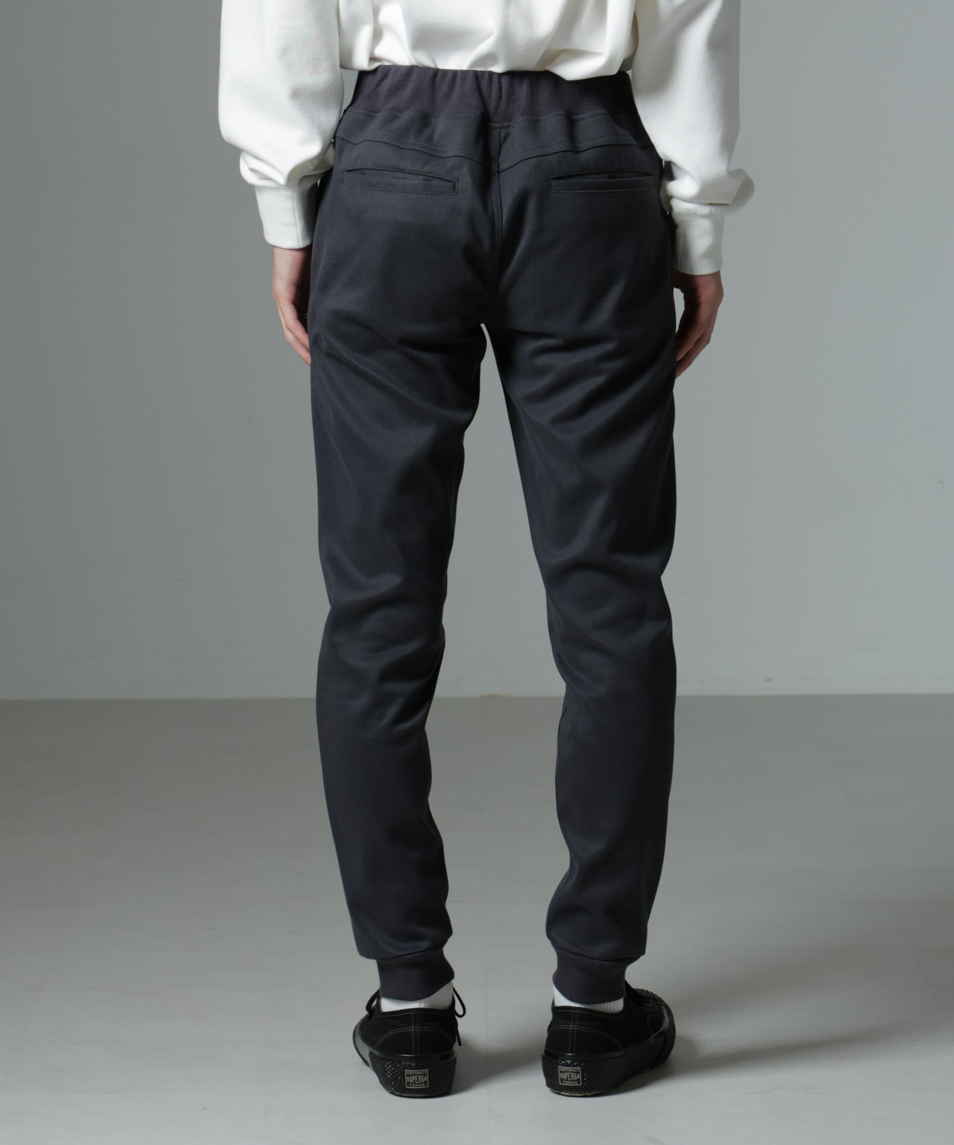 nano･universe「「MC」coveross(R)TECH WARM 裏起毛ツイル ジョガーパンツ」|チノ|