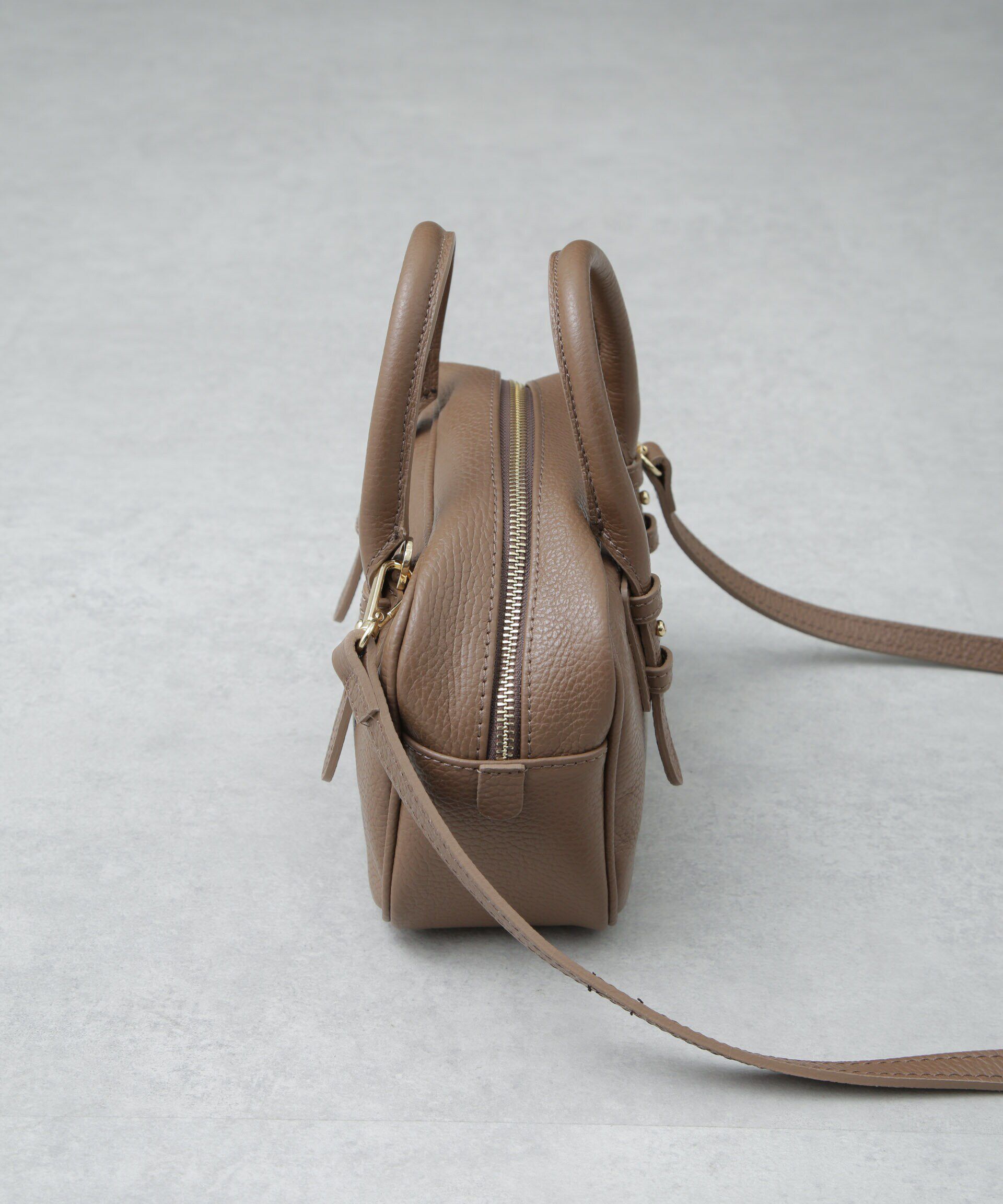 nano･universe「MARCO BIANCHINI/2WAY レザーミニボストンバッグ」|ショルダー・メッセンジャー|