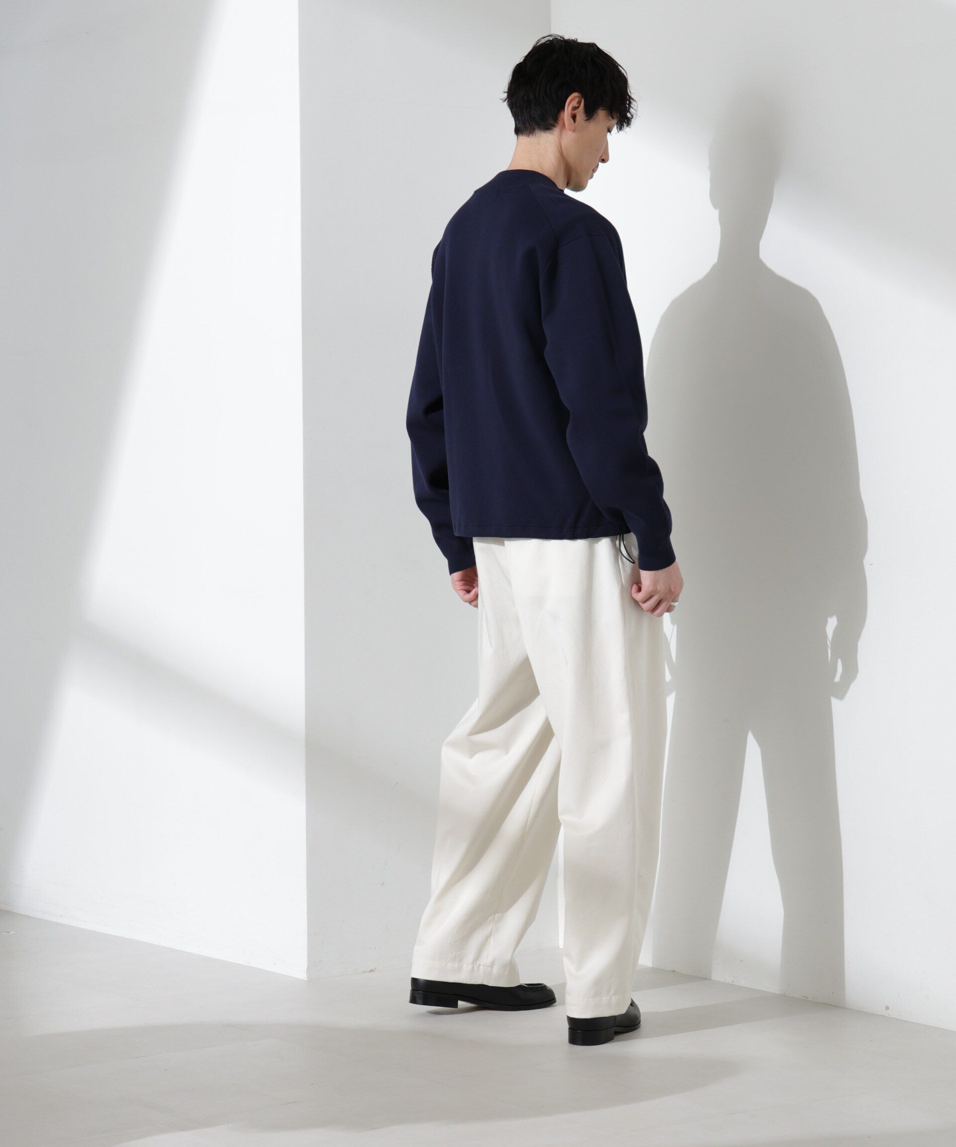 nano･universe「14ゲージミラノリブブルゾン （手洗い可能）」|ニット・セーター|