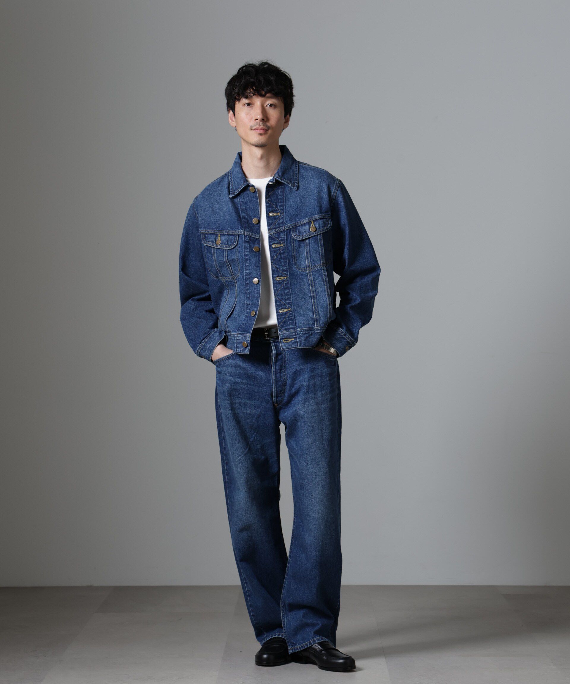 nano･universe「Lee/別注 Lee 101-J DENIM JACKET(セットアップ可)」|ブルゾン・スタジャン|
