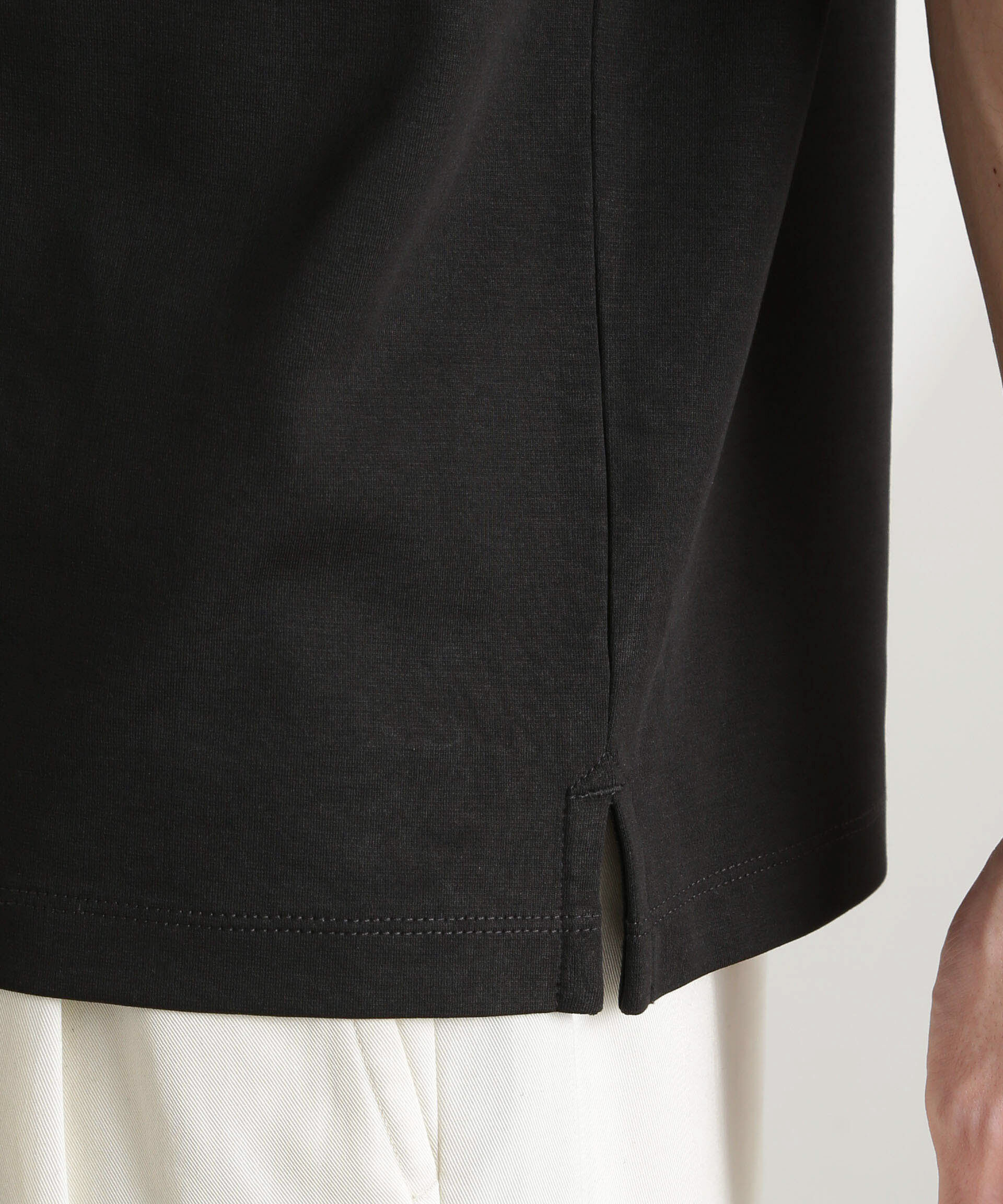 nano･universe「ダブルスムース比翼ポロ」|Tシャツ・カットソー|