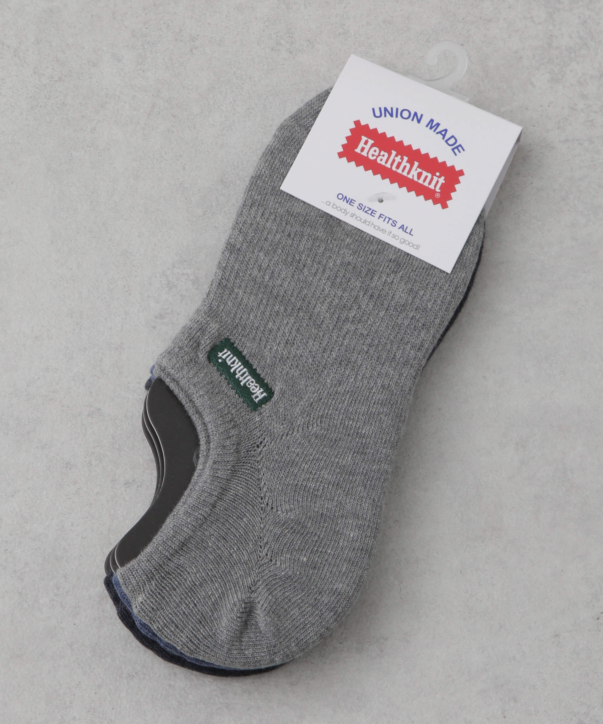 nano･universe「Healthknit/ワンポイントロゴ刺繍」|ソックス|パターン1