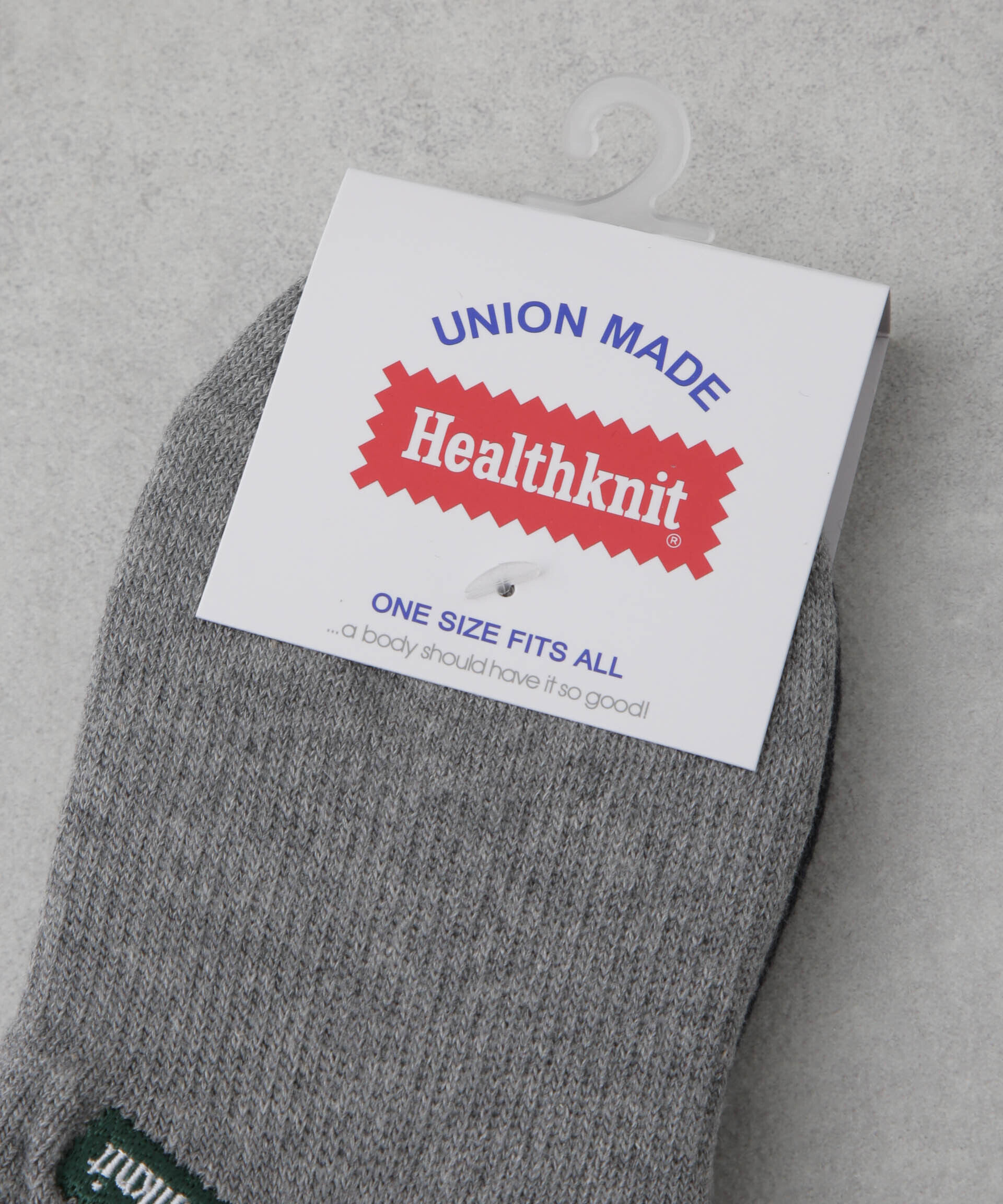 nano･universe「Healthknit/ワンポイントロゴ刺繍」|ソックス|