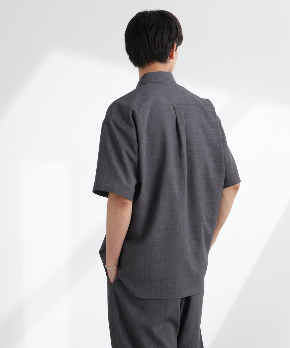 nano･universe「ライトウェイトドライシャツ 半袖(セットアップ可)」|シャツ・ブラウス|