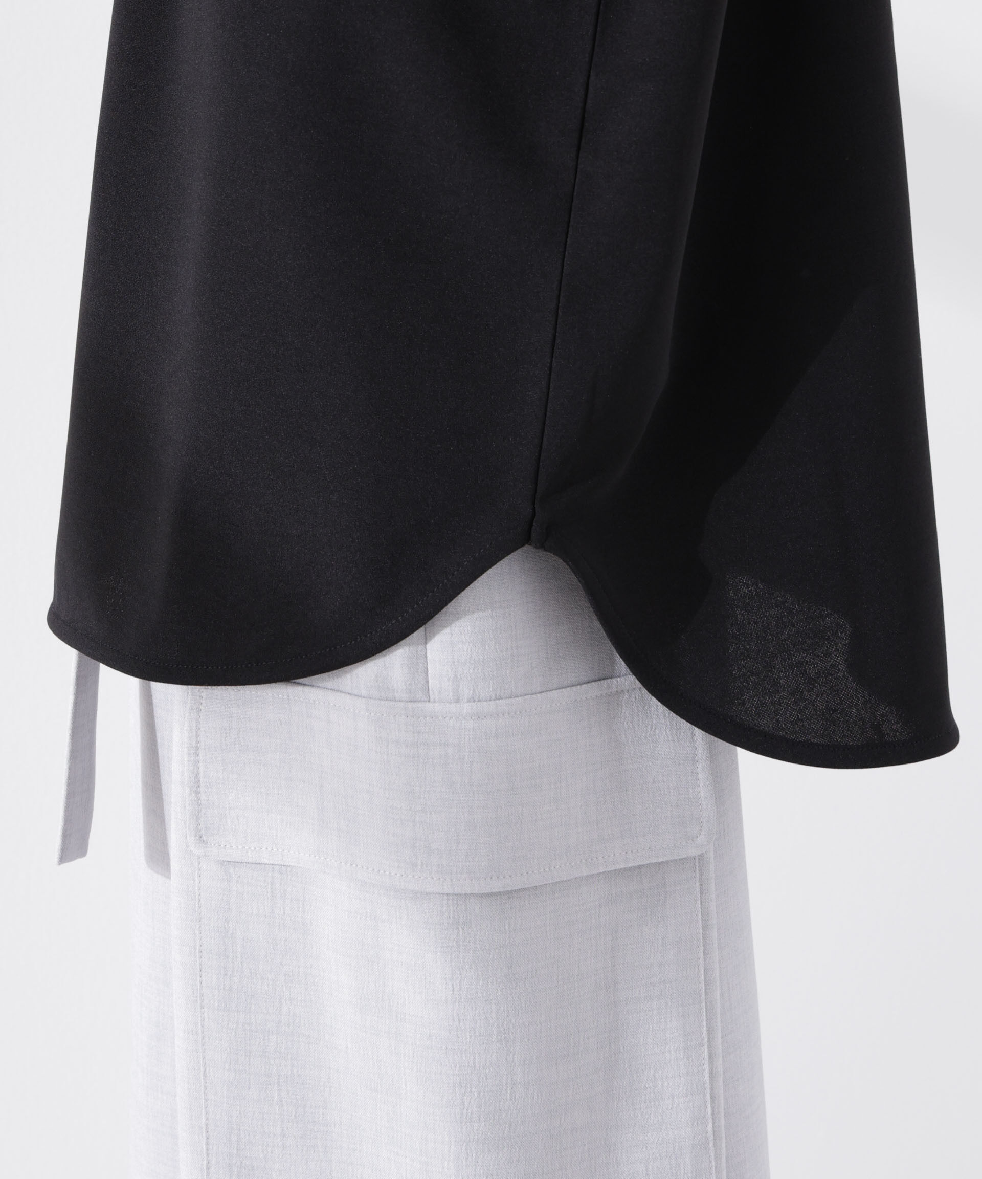 nano･universe「カットジョーゼットノースリーブTシャツ」|Tシャツ・カットソー|