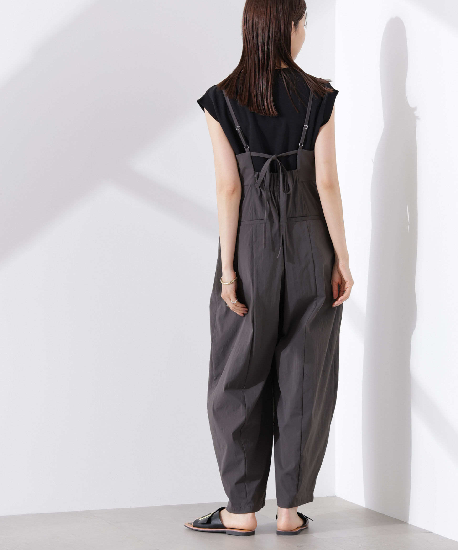 nano･universe「カットジョーゼットノースリーブTシャツ」|Tシャツ・カットソー|