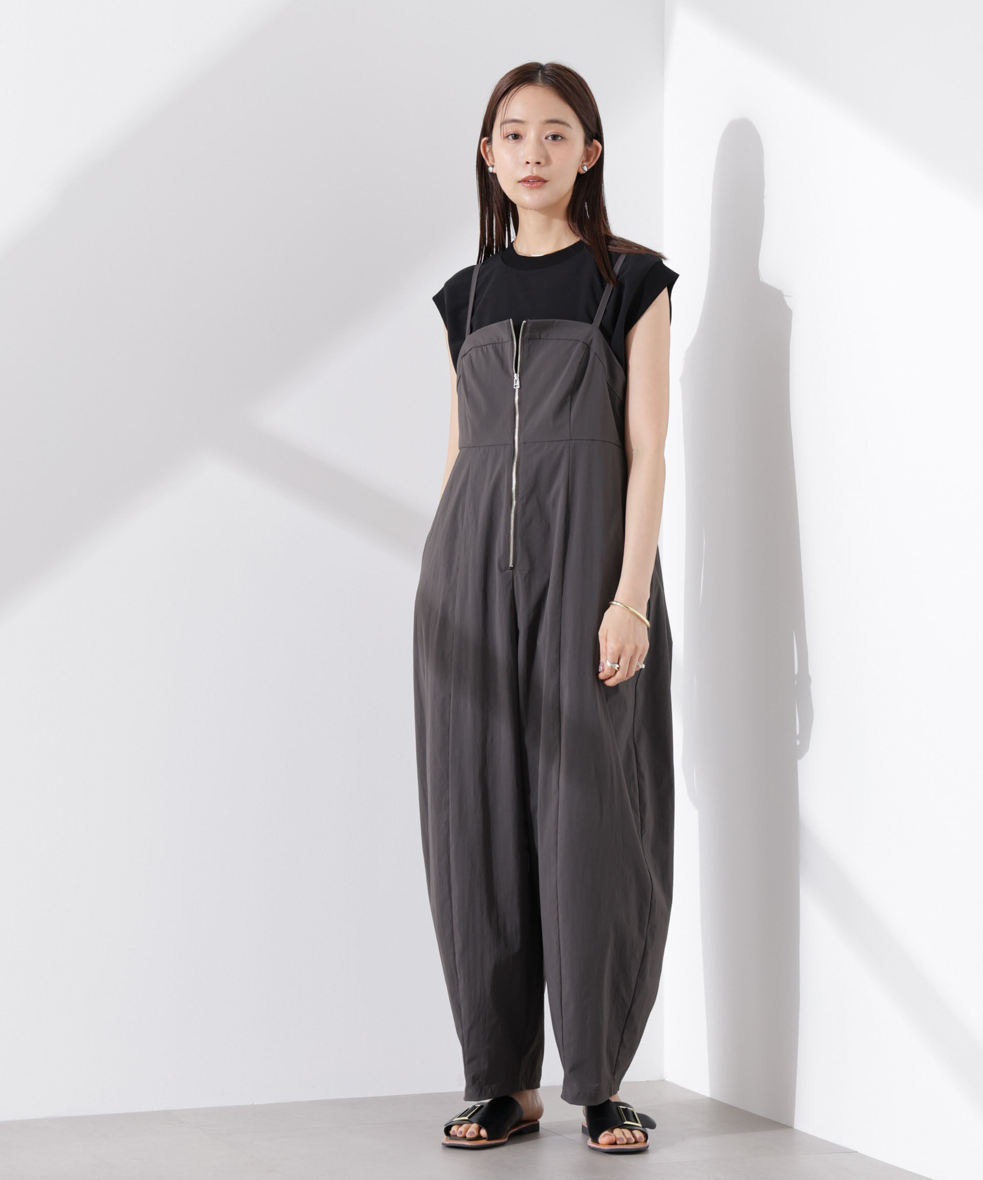 nano･universe「カットジョーゼットノースリーブTシャツ」|Tシャツ・カットソー|