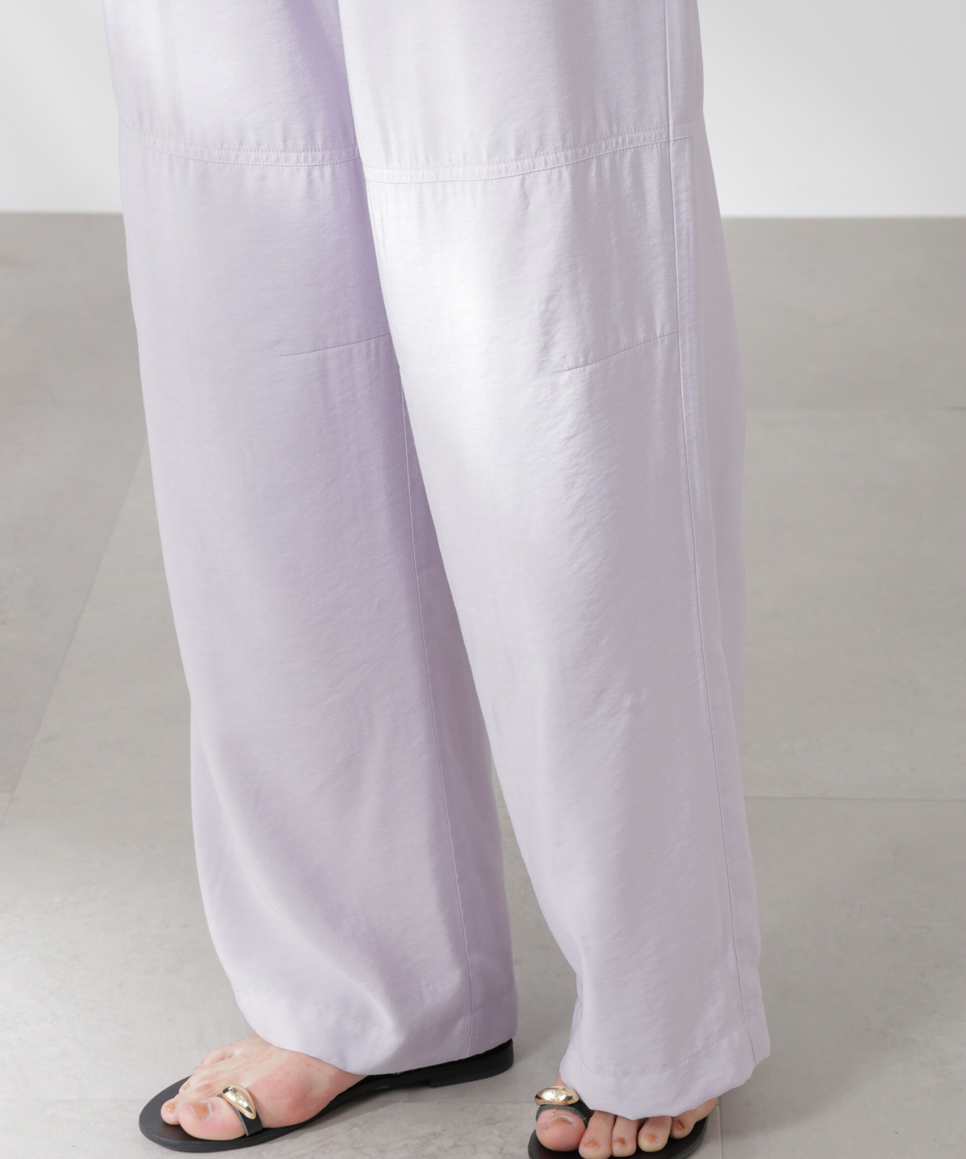 nano･universe「リラックスワイドパンツ」|チノ|