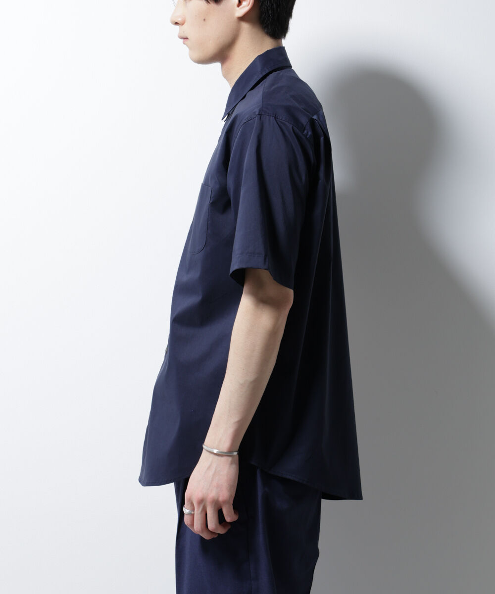 nano･universe「｢ICE FLOW LINEN｣レギュラーカラーシャツ 半袖」|シャツ・ブラウス|