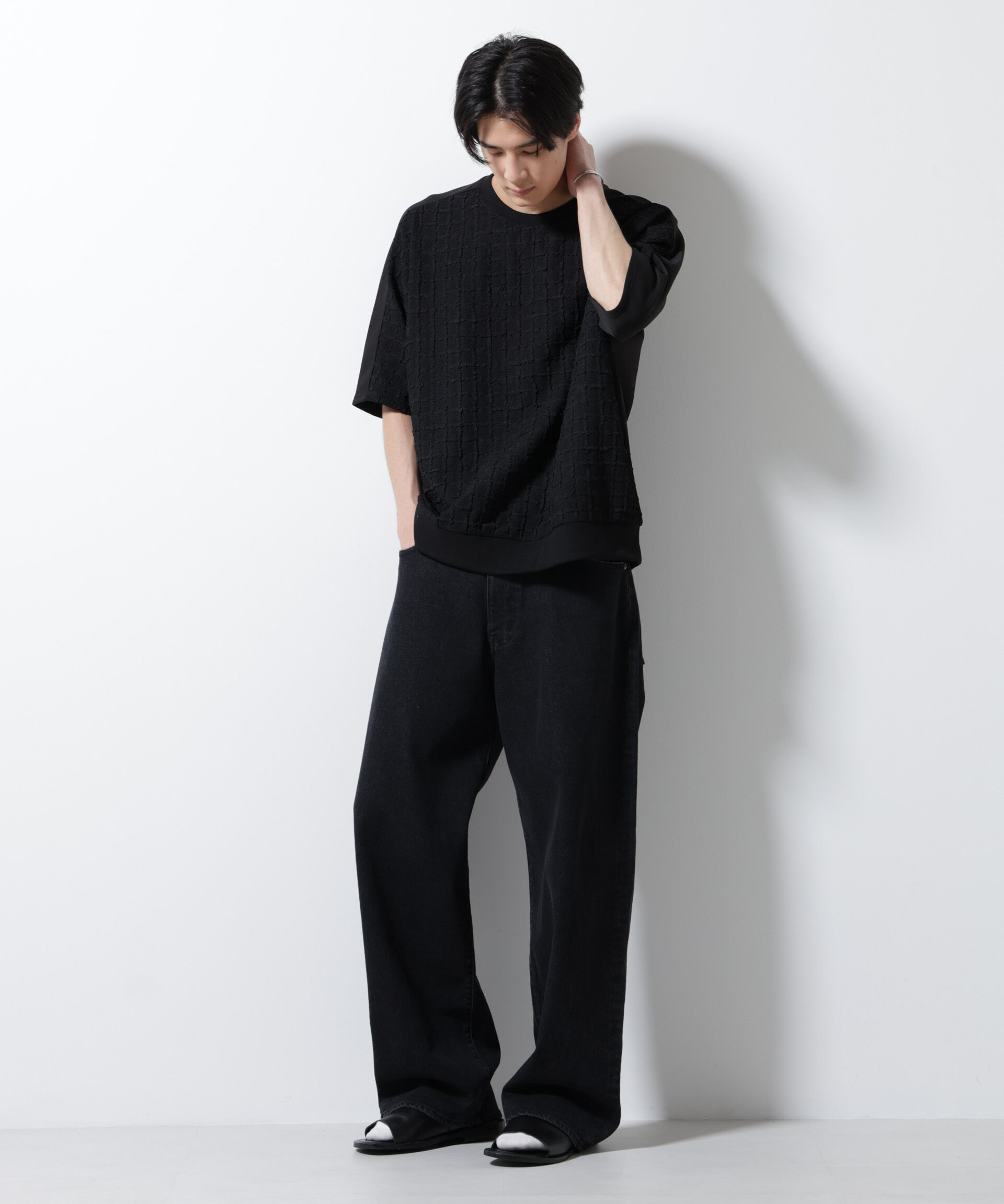 nano･universe「フクレジャガードTシャツ」|Tシャツ・カットソー|