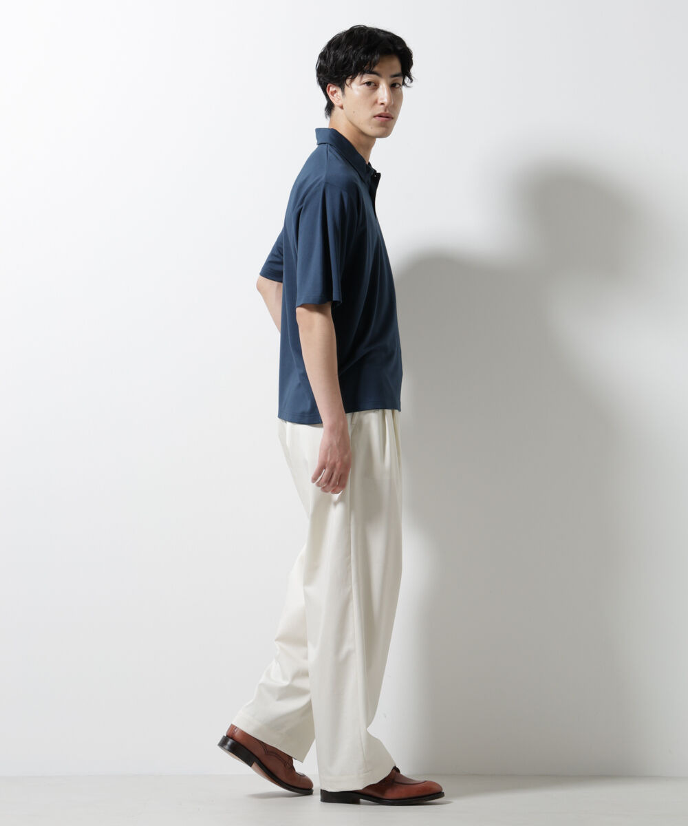 nano･universe「ポンチポロシャツ半袖」|Tシャツ・カットソー|