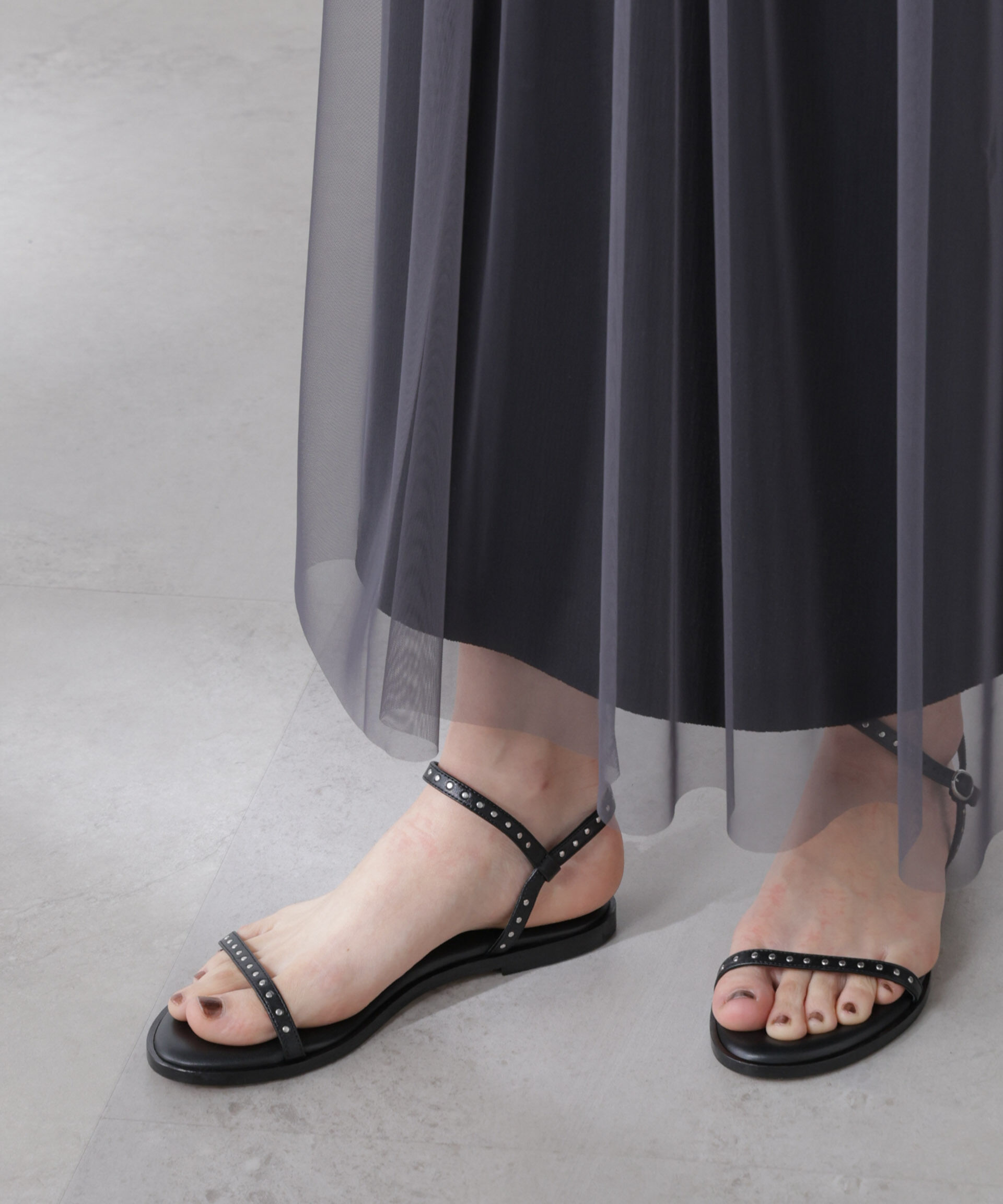 nano･universe「チュールキャミ&times;カットワンピースセット」|ワンピース|