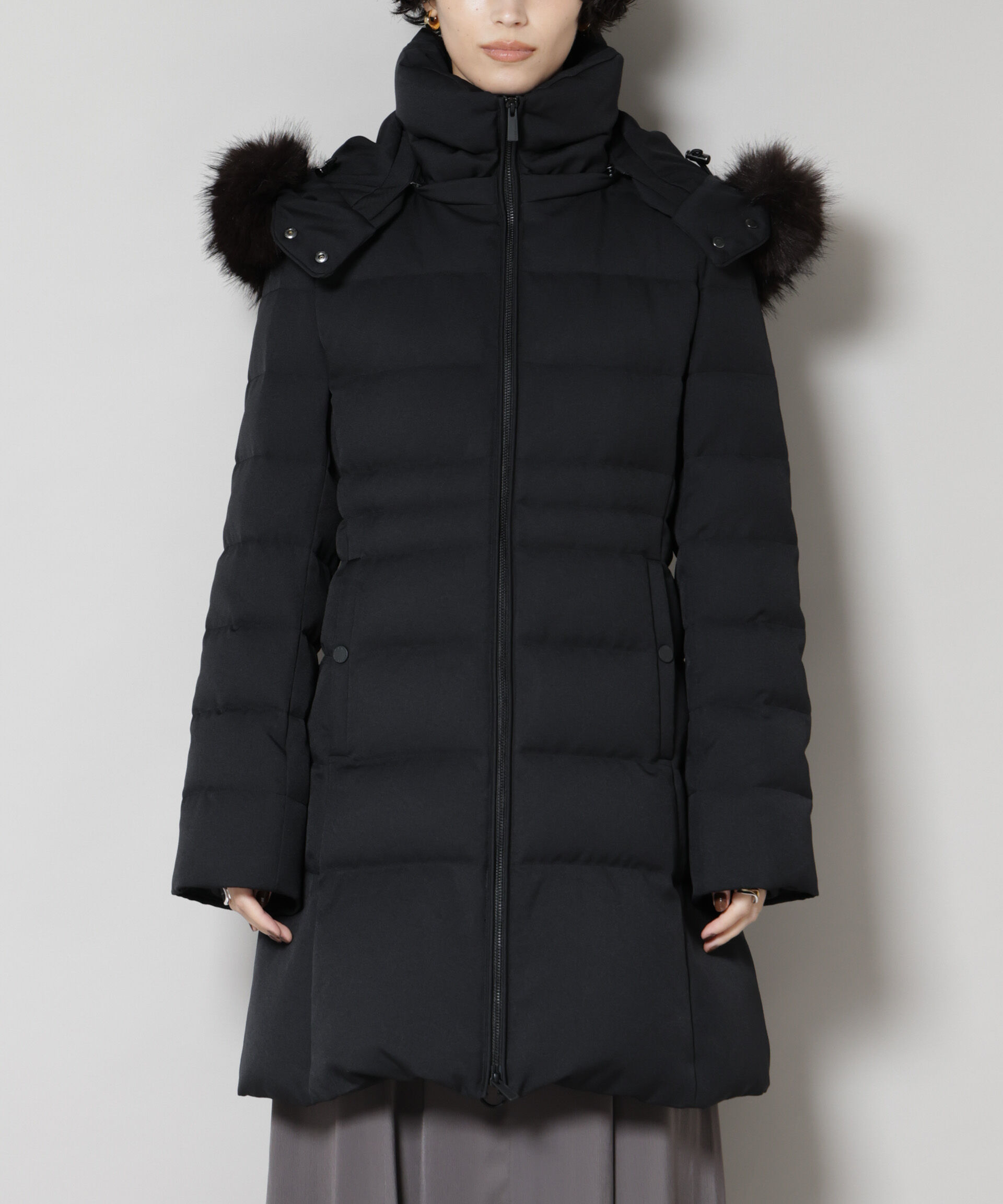 nano･universe「「西川ダウン(R)」サージロングダウン」|ダウン|